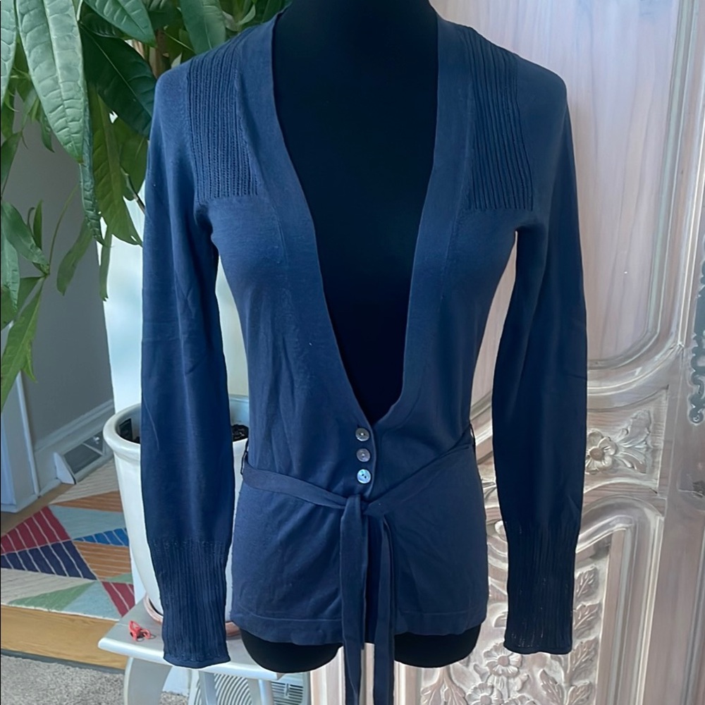 ESPRIT COLLECTION Silk & Cotton Knit Cardigan